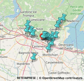 Mappa Via Giacomo Matteotti, 25086 Rezzato BS, Italia (9.03941)