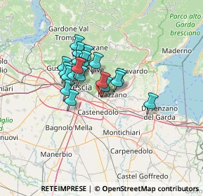 Mappa Via Giacomo Matteotti, 25086 Rezzato BS, Italia (9.6055)