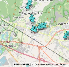 Mappa Via Giacomo Matteotti, 25086 Rezzato BS, Italia (2.11143)