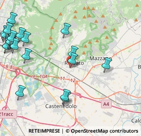 Mappa Via Giacomo Matteotti, 25086 Rezzato BS, Italia (5.735)