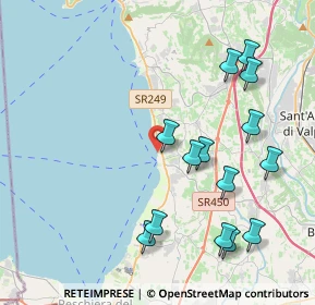 Mappa Via Dante, 37017 Lazise VR, Italia (4.44214)