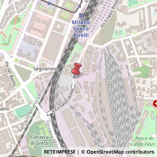 Mappa Via Ernesto Breda,  20, 20126 Milano, Milano (Lombardia)