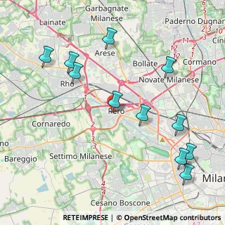 Mappa Via Olona, 20016 Pero MI, Italia (4.80545)