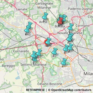 Mappa Via Olona, 20016 Pero MI, Italia (3.93526)