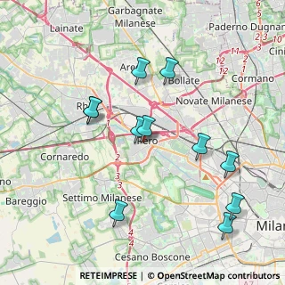 Mappa Via Olona, 20016 Pero MI, Italia (3.96727)