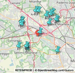 Mappa Via Olona, 20016 Pero MI, Italia (4.08111)