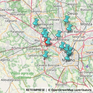 Mappa Via Olona, 20016 Pero MI, Italia (6.41077)