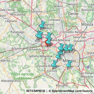 Mappa Via Olona, 20016 Pero MI, Italia (5.74833)