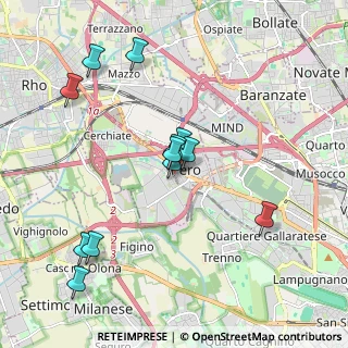 Mappa Via Olona, 20016 Pero MI, Italia (1.9175)
