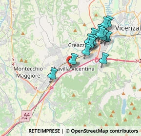 Mappa Via Guglielmo Marconi, 36077 Altavilla Vicentina VI, Italia (3.42188)