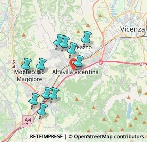Mappa Via Guglielmo Marconi, 36077 Altavilla Vicentina VI, Italia (3.59273)