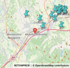 Mappa Via Guglielmo Marconi, 36077 Altavilla Vicentina VI, Italia (5.745)