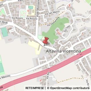 Mappa Via Guglielmo Marconi, 91, 36077 Altavilla Vicentina, Vicenza (Veneto)