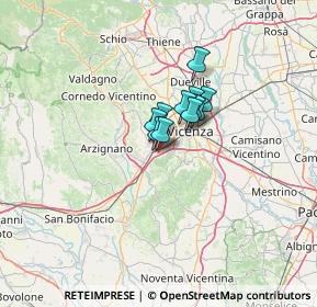 Mappa Via Guglielmo Marconi, 36077 Altavilla Vicentina VI, Italia (6.43273)