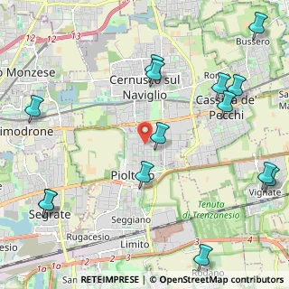 Mappa Via Simone Martini, 20096 Pioltello MI, Italia (2.85429)
