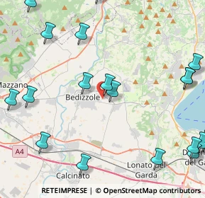 Mappa Via Ticino, 25081 Bedizzole BS, Italia (6.0425)