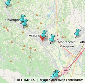 Mappa Seconda Strada, 36071 Arzignano VI, Italia (5.92909)