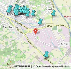 Mappa Seconda Strada, 36071 Arzignano VI, Italia (1.3695)
