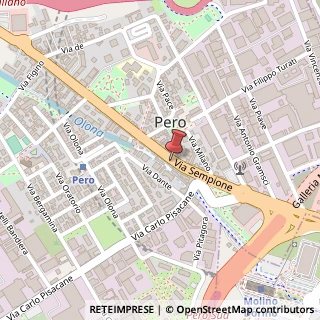 Mappa Strada Statale 33, 43, 20016 Pero, Milano (Lombardia)