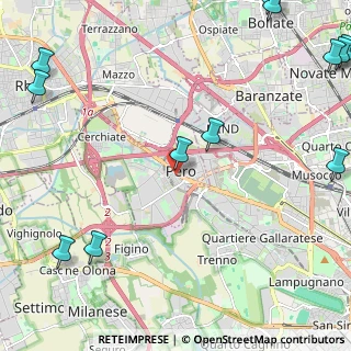 Mappa Via Dante Alighieri, 20016 Pero MI, Italia (3.52667)