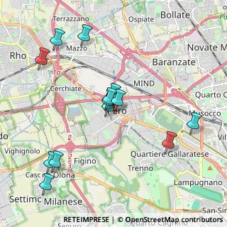 Mappa Via Dante Alighieri, 20016 Pero MI, Italia (2.06538)