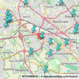 Mappa Via Dante Alighieri, 20016 Pero MI, Italia (3.1915)