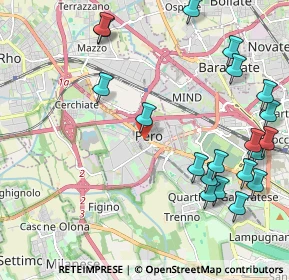 Mappa Via Dante Alighieri, 20016 Pero MI, Italia (2.6255)