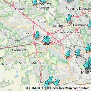Mappa Via Dante Alighieri, 20016 Pero MI, Italia (6.8315)