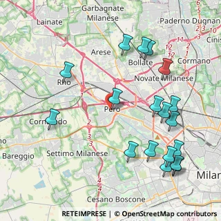 Mappa Via Dante Alighieri, 20016 Pero MI, Italia (4.82333)