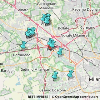 Mappa Via Dante Alighieri, 20016 Pero MI, Italia (3.84133)