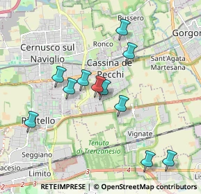 Mappa Via Niccolò Copernico, 20051 Cassina De' Pecchi MI, Italia (1.77091)