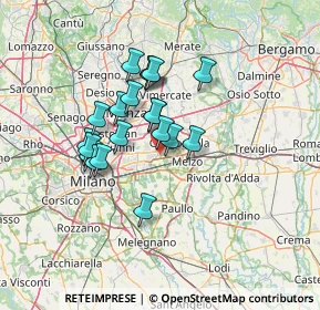 Mappa Via Niccolò Copernico, 20051 Cassina De' Pecchi MI, Italia (10.718)