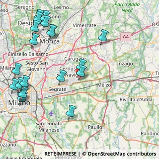 Mappa Via Niccolò Copernico, 20051 Cassina De' Pecchi MI, Italia (11.233)