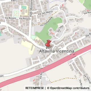 Mappa Via G. Marconi, 14, 36077 Altavilla Vicentina, Vicenza (Veneto)