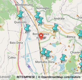 Mappa Via Monterosa, 10013 Borgofranco d'Ivrea TO, Italia (2.88538)