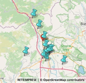 Mappa Via Monterosa, 10013 Borgofranco d'Ivrea TO, Italia (5.88)