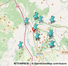 Mappa Via Monterosa, 10013 Borgofranco d'Ivrea TO, Italia (3.30929)