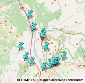 Mappa Via Monterosa, 10013 Borgofranco d'Ivrea TO, Italia (4.02467)