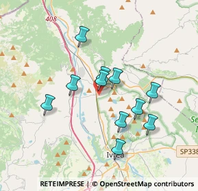 Mappa Via Monterosa, 10013 Borgofranco d'Ivrea TO, Italia (3.07364)