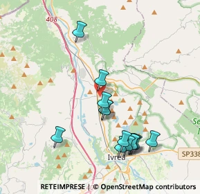 Mappa Via Monterosa, 10013 Borgofranco d'Ivrea TO, Italia (3.91308)
