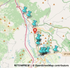 Mappa Via Monterosa, 10013 Borgofranco d'Ivrea TO, Italia (4.02077)