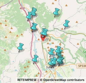 Mappa Via Monterosa, 10013 Borgofranco d'Ivrea TO, Italia (4.004)