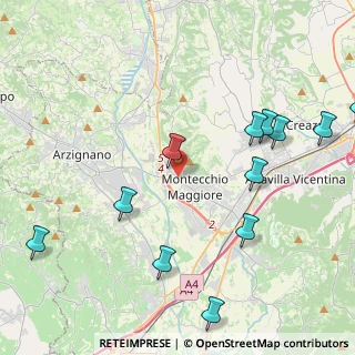 Mappa Via Cà Rotte, 36075 Montecchio Maggiore VI, Italia (5.16333)