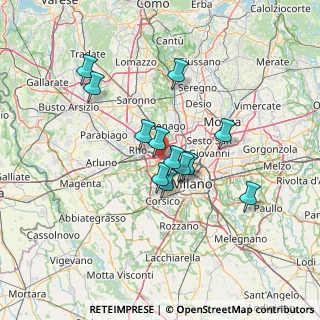 Mappa Via Pier Paolo Pasolini, 20151 Milano MI, Italia (10.9575)