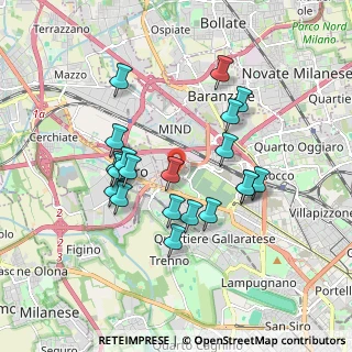 Mappa Via Pier Paolo Pasolini, 20151 Milano MI, Italia (1.629)