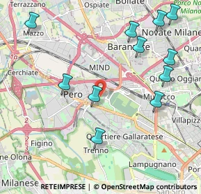 Mappa Via Pier Paolo Pasolini, 20151 Milano MI, Italia (2.40545)