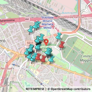 Mappa Via Pier Paolo Pasolini, 20151 Milano MI, Italia (0.34643)