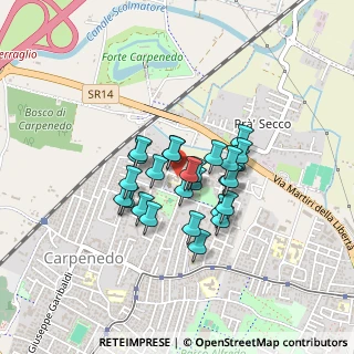 Mappa Via Benedetto Croce, 30174 Venezia VE, Italia (0.29615)