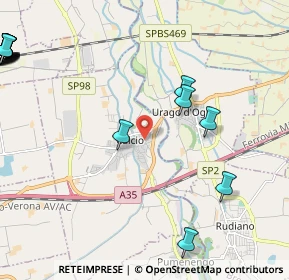 Mappa Via Roncaglie, 24054 Calcio BG, Italia (3.31133)
