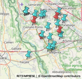 Mappa Via Camillo Cavour, 20012 Cuggiono MI, Italia (7.336)